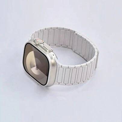 1 条硅胶磁性表带兼容 Apple Watch 表带 38 毫米 40 毫米 41 毫米 42 毫米 44 毫米 45 毫米 49 毫米 女式男式 Apple Watch 表带适用于 Series 10 9 8 7 6 5 4 3 2 1 Ultra SE