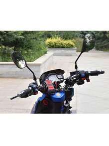 2pcs Espejos Motocicleta Universales , accesorios para motocicleta,espejo retrovisor para motocicleta - Rojo - Ver 7