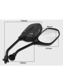 2pcs Espejos Motocicleta Universales , accesorios para motocicleta,espejo retrovisor para motocicleta - Rojo - Ver 2