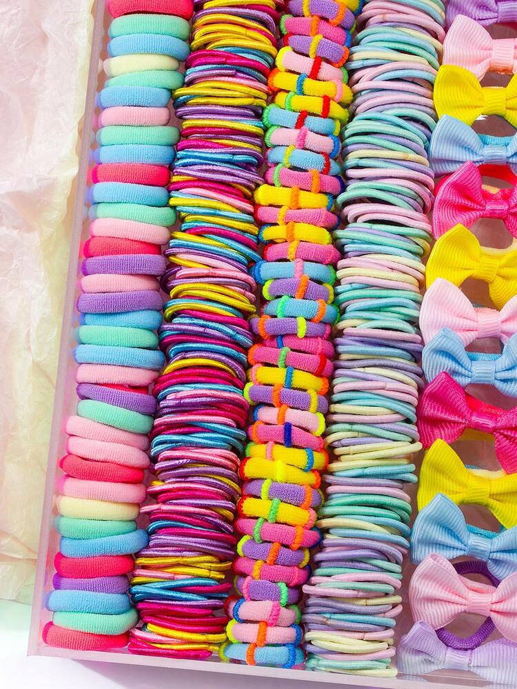 مجموعة اكسسوارات شعر فراشات لامعة 287 قطعة، تشمل ش...