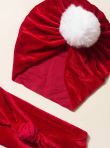 1 mũ cho bé + 1 băng đô cho mẹ Phụ kiện tóc kết hợp cho cha mẹ và con cái, Phụ kiện tóc cho bé và mẹ cùng màu, Phụ kiện tóc Giáng sinh, Đạo cụ chụp ảnh Giáng sinh vui vẻ, Quà tặng Giáng sinh - Nhiều màu - Xem 6