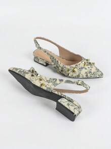 女士舒适柔软皮革休闲户外时尚优雅百搭一脚蹬穆勒鞋，修身 - 彩色 - 查看 5