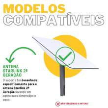 Articulated Wall Mount Compatible With Starlink 2nd Generation Internet Antenna - 黑色 - 查看 3