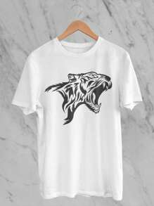 Camiseta Masculina Tiger Tigre Streetwear T-shirt Camisa homem Style