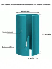 1pc Round Shape Paper Cutter, Gift Wrapping Crafting Tool, Convenient, Sharp, Large & Thick Aperture