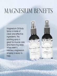 60ml Magnesium Oil Body Mist, Lavender Scent, Vanilla Scent, Body Care Spray, Light Fragrance, Relaxing Body