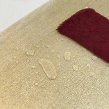 45 厘米 X 30 厘米餐垫，简约时尚设计，防水防刮，可擦拭干净的 PVC 餐垫，适用于餐厅、厨房餐桌、客厅、咖啡厅、户外野餐 - 金色 - 查看 7