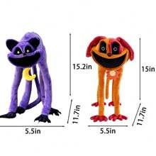 Smiling Critters Plush - 2024 New Catnap Plush,Smiling Critters Plushies Toy, Cute CatNap DogDay Stuffed Animal Pillow For Kids And Adults, Birthday Gift - Catnap+Dogday - View 5