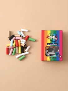 120pcs/Box Colorful Herbal Conical Filters, Hand Rolling Cigarette Filters, Natural, Healthy, Material Mouthpieces, High-Quality Smoking Accessories, Great Gift For Smokers