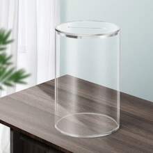 亚克力透明储蓄罐 - 青少年和成人 - 透明，亚克力，14 岁以上 - 适用于厨房、浴室、办公室
