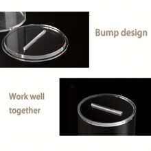 亚克力透明储蓄罐 - 青少年和成人 - 透明，亚克力，14 岁以上 - 适用于厨房、浴室、办公室