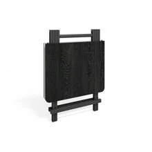 Living And Home Folding Wooden Dining Table - Black 100cm W x 60cm D x 74cm H - 查看 8
