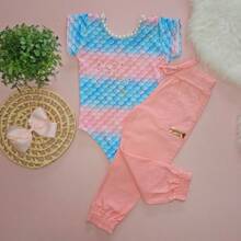 Roupa Blogueira Infantil Calça E Body Lançamento!
