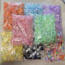 50 克/包 混合款式 混合颜色 亚克力散珠 适用于手链项链 珠宝制作用品 DIY 手工配件 - 隨機混款 - 查看 4