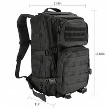 Military Tactical Backpack For Men, 40L Tactical Laptop Backpack, Tactical Bag Bug Out Bag, Army 3 Days Assault Pack - Black - View 3