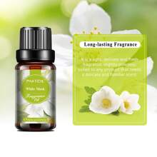 1瓶10毫升/0.33液盎司椰子香草香氛精油，带滴管，适用于香薰机、加湿器、DIY香水、肥皂和蜡烛制作，另有泡泡糖、海风、帕尔马紫罗兰、橙花和小苍兰等香型可选。 - 多樣化香型 - 查看 4