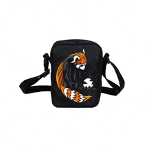 Unisex Children's Crossbody Shoulder Bag With "Fox" Prints - Nhiều màu - Xem 5