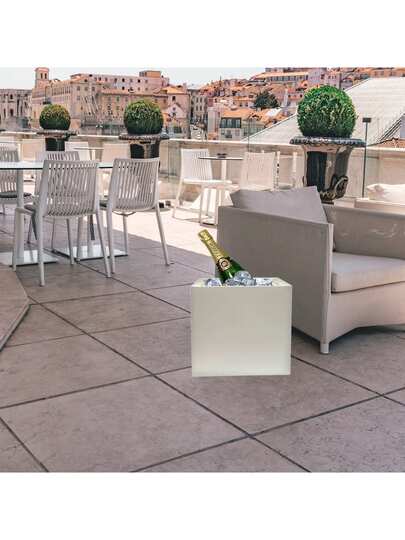 Well Home RGB LED Vloer POUF (16 S) RECHARGEABLE BATTERY REMOTE CONTROL. 50X50X50 CM. Free Shipping In 24/48h view 5