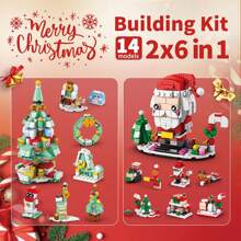 Kerstadventskalender 2024, Aftellen naar Kerstmis - Bouw Blind Box - Aftellen