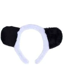 1PC Cartoon Animal Headbands With Ears,Horns, And Hoops-Animal Role Performance Headband Tiger Pig Cat Little Chicken Rabbit Mouse Sheep Cow Monkey Giraffe, Frog, Dog, Bunny, Wolf Headwear, Makeup Party Headwear,Birthday Photo Props, Party,Hairband,Hair Hoop