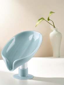 4/2/1 pezzi Portasapone senza foratura con ventosa inclinata, semplice per il bagno, per raccogliere e drenare il sapone, per uso domestico e per il ritorno a scuola