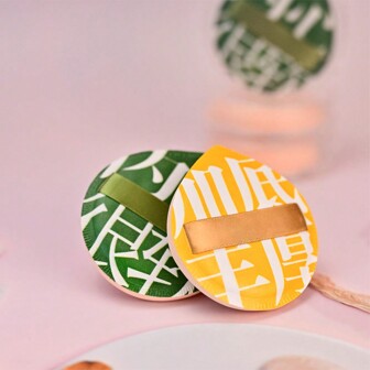 柔软棉花糖气垫粉扑2件套，干湿两用化妆海绵，适用于液体、遮瑕膏、膏状和粉状产品，方便携带，适合旅行、化妆、家居装饰、梳妆台、卧室、化妆配件、粉扑、美妆蛋、散粉扑、化妆海绵、便宜、圣诞礼物、化妆品、化妆工具、廉价好物、礼物、女士礼物、圣诞礼物