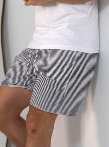 Tactel Shorts Thick Men's Mauricinho Adult Surf Beach Pool Quick Dry Gym Bermuda Summer - Black - View 2
