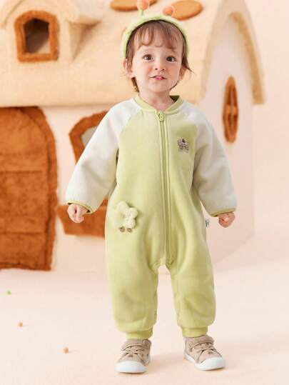 Balabala Baby Sherpa Romper Cozy Newborn Winter 2024 Jumpsuit