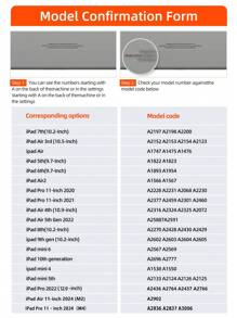 Ayotu Journey 保护套适用于三星 Galaxy Tab/iPad、iPad 第 9/8/7 代 10.2 英寸、新款 iPad 第 10 代保护套、具有自动唤醒/睡眠功能、四角防摔 - 彩色 - 查看 9