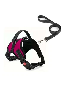 Dog Harness For Small, Medium, Large Dogs,Reflective No-Pull Dog Harness With Breathable Design And Handle