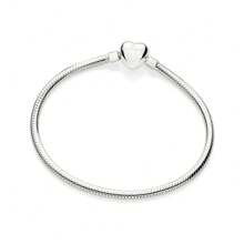 PULSEIRA DE BERLOQUES PRATA 925 FEMININA ROMMANEL 18 CM OU 20 CM 850069 850070