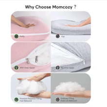 WEFANCY Pregnant Woman Waist Pillow  Hot Products Overseas Warehouse Stock 2025 Summer Cool Products - 粉色 - 查看 6