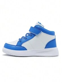 Kids High-Top Sneakers, Boys And Girls Flat Casual Shoes