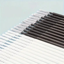 100 件/包睫毛延长清洁棉签，睫毛清洁棒，一次性睫毛膏卸妆棉签，纳米加长头清洁棉签，用于化妆刷、卸睫毛、唇刷、清洁棉签、涂抹美容工具 - 彩色 - 查看 3