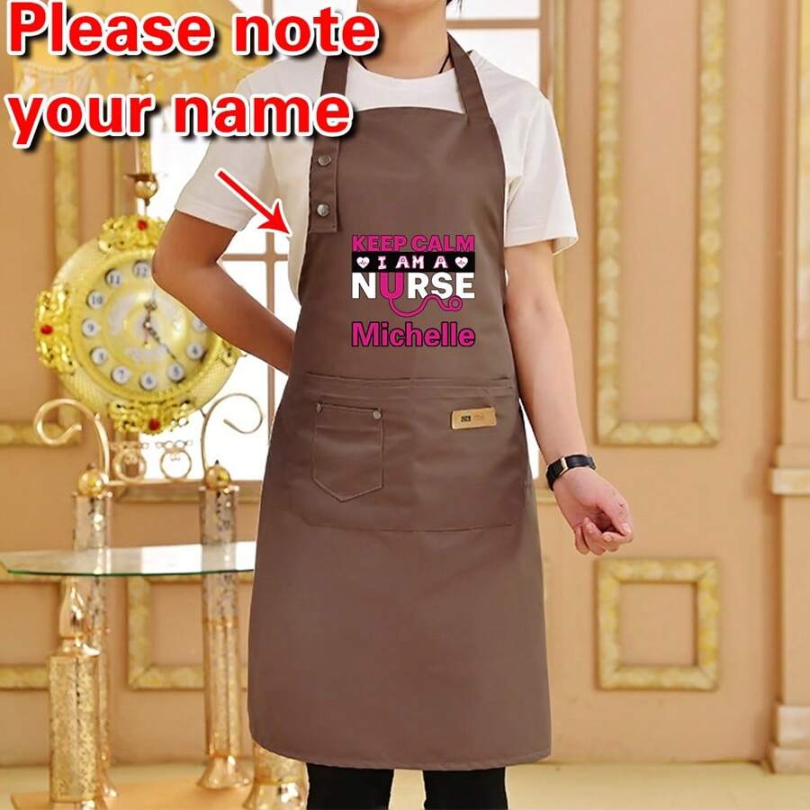 Customized Exclusive Apron Comfortable Men's And Women's Stylish Kitchen Overalls For Housework, Easy Care, And Practical Design For Cooking Enthusiasts