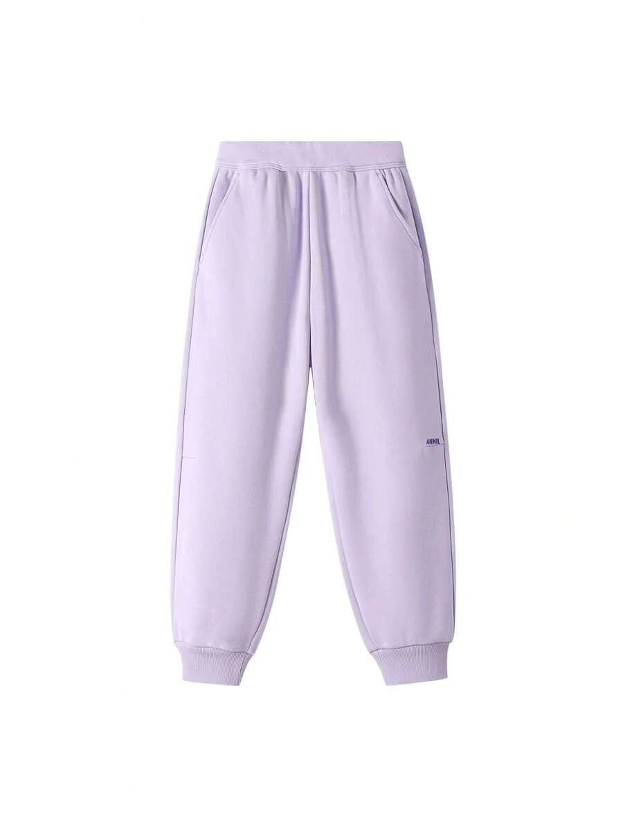 Annil Children's - Clothing Pants For Boys And Girls. Thick, Long, Casual Pants With Fleece For Warmth, Cuffed Bottoms And Elasticity For Winter.