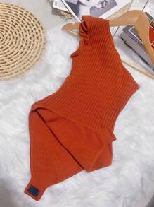 Women's Modal Bodysuit - Lạc đà - Xem 2