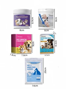YEGBONG 1pc Finger Wipes For Ear Cleaning For Dogs, Cats And Pets, Removes Dirt