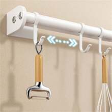 Kitchen Wall Mounted Storage Rack, No Tools Required, Holder For Spoons, Forks, Knives, Pot Lids, Organizer, Accessory Set
