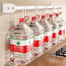 Kitchen Wall Mounted Storage Rack, No Tools Required, Holder For Spoons, Forks, Knives, Pot Lids, Organizer, Accessory Set