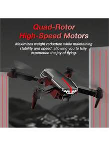 H1 Advanced Edition Drone, Toy Remote-Controlled Aircraft, Flowing Light & Dual Cameras, 480P Shooting, 6-Minute Flight Time, Faster & More Stable, Stunt Flying Drone, Perfect Holiday/Birthday Gift And Surprise.Christmas/Gifts/New Year's Day