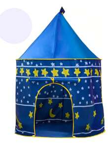 Castle Camping Kids Play Design Fun Hobby Princesses Princes - Blue - View 4