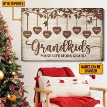 Catygift Tên tùy chỉnh - Làm cho cuộc sống thêm tuyệt vời - Tranh treo tường hình cây trái tim mang tên gia đình - Tranh canvas đóng khung tùy chỉnh cá nhân hóa, Quà tặng gia đình, Quà tặng cho người thân, Quà tặng, Ngày Valentine, Trang trí Ngày Valentine Chống thấm nước, Chống nấm mốc Phong cách, Đáng yêu, Chất lượng cao Tùy chỉnh, Cá nhân hóa, Độc đáo Quà tặng lý tưởng cho con trai, con gái, học sinh, Ngày Valentine, Trang trí nhà cửa, Quà lưu niệm, Có thể tái sử dụng, Đáng yêu, Chất lượng cao, Túi đựng đồ du lịch, Quà tặng Ngày của Mẹ - Như được hiển thị - Xem 3