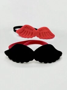 1 pieza Alas de ángel, Collar de gato lindo, Collar de mascota, Ajustable, Suave, Accesorio para cuello, Adecuado para gatos y perros pequeños y medianos - Multicolor - Ver 6