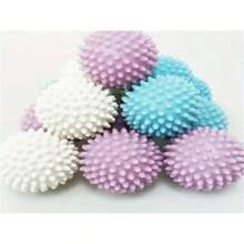 3pcs, Reusable Laundry Ball, Laundry Washing Ball For WashingMachine, Laundry Dryer Ball, Fabric Softener Ball, Laundry Drying Ball,Anti-Rolling Laundry Ball, To Reduce Wrinkles, Cleaning Supplies,Household Gadqets,