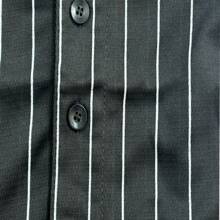 Kekambas Men's #16 Ohtani Jersey Japan Samurai Black Pinstriped Hip Hop Baseball Jersey Elastic Fabric -Casual Sports Shirt Button Embroidered Training Match Sports Shirt Holiday Gifts - Black - View 6