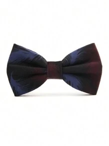 1 pieza Corbatín de hombre de poliéster sólido de terciopelo de alta gama, para boda, fiesta, banquete, atuendo formal, otoño/invierno