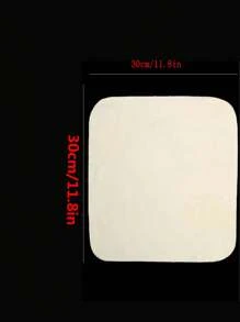 Drying Towel, 1pc Small 11.8" X 11.8" Thick Deerskin Cloth, Anti-Scratch Car Cleaning Cloth, Deer/Suede Leather Rag - Beige - View 8