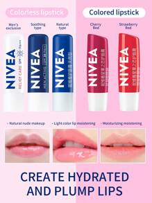 NIVEA Bálsamo labial natural ORIGINAL Caring, 4.8g - tipo natural - Ver 4