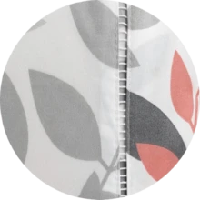 2-Piece Single Bed Sheet Set With 400 Thread Count, Soft Touch, Printed Palito Stitch - 彩色 - 查看 2